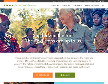 Jane Goodall Institute Web Site